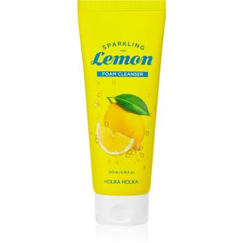 Holika Holika Sparkling Lemon spuma de curatat cu lamaie si lamaita 200 ml
