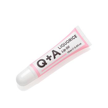 Q+A Ulei de lemn dulce pentru buze (Lip Oil)15 ml