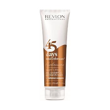 Revlon Professional Șampon și balsam pentru nuanțe coppers 45 days total color care (Shampoo&Conditioner Intense Coppers) 275 ml 