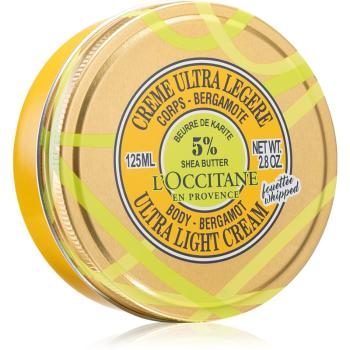 L’Occitane Shea Butter Body-Bergamot Ultra Light Cream cremă de corp ultra lejeră unt de shea 125 ml