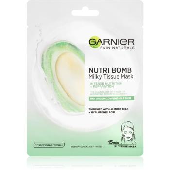 Garnier Skin Naturals Nutri Bomb mască textilă nutritivă  pentru tenul uscat 32 g