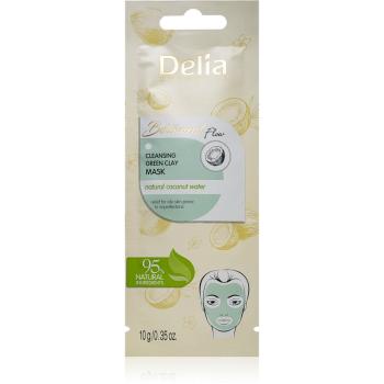 Delia Cosmetics Botanical Flow Coconut Water masca de fata  pentru curatare pentru ten gras 10 g
