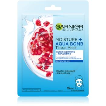 Garnier Skin Naturals Moisture+Aqua Bomb mască textilă superhidratantă, de umplere facial 28 g