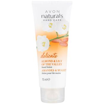 Avon Naturals Hand Care cremă de mâini cu migdale și lăcrămioare 75 ml