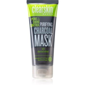 Avon Clearskin  Pore & Shine Control Masca de curățare cu cărbune 75 ml