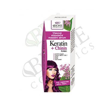 Bione Cosmetics Ser pentru stimulare păr Keratin + Chinin 215 ml