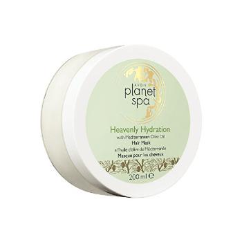 Avon Mască de hidratare cu ulei de masline  pentru păr Planet Spa (Heavenly Hydration with Mediterranean Olive Oil Hair Mask) 200 ml