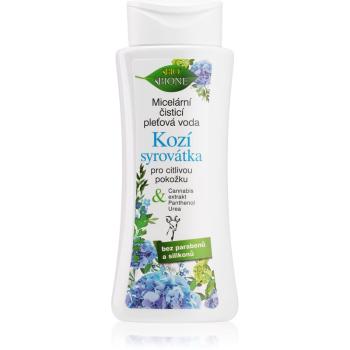 Bione Cosmetics Kozí Syrovátka apă micelară pentru curățare blânda pentru piele sensibilă 255 ml