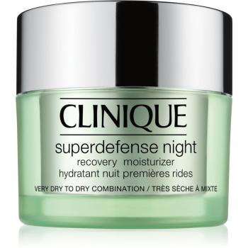 Clinique Superdefense™ Night Recovery Moisturizer crema de noapte hidratanta impotriva primelor semne de imbatranire ale pielii 50 ml