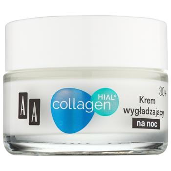 AA Cosmetics Collagen HIAL+ crema de noapte pentru netezire 30+ 50 ml
