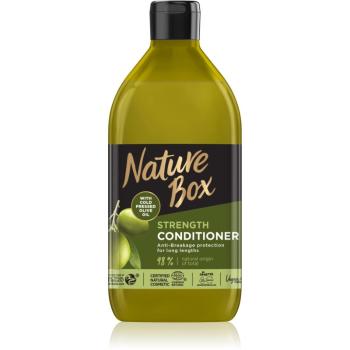 Nature Box Olive Oil balsam protector împotriva părului fragil 385 ml