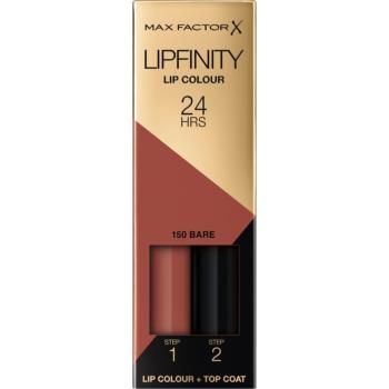 Max Factor Lipfinity Lip Colour ruj cu persistenta indelungata balsam culoare 150 Bare