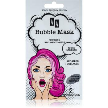 AA Cosmetics AA Bubble Mask masca faciala pentru fermitate 2 x 4 ml