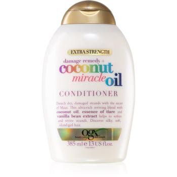 OGX Coconut Miracle Oil balsam pentru întărirea părului cu ulei de cocos 385 ml