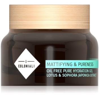 I Coloniali Mattifying & Pureness gel hidratant matifiant pentru piele normală și mixtă 50 ml
