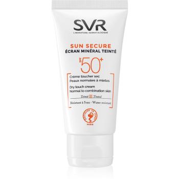 SVR Sun Secure crema nuantatoare cu minerale pentru piele normala spre mixta SPF 50+ 60 g