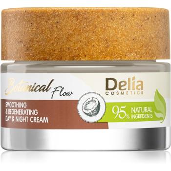 Delia Cosmetics Botanical Flow Coconut Oil cremă de zi și de noapte, cu efect de netezire pentru regenerare 50 ml
