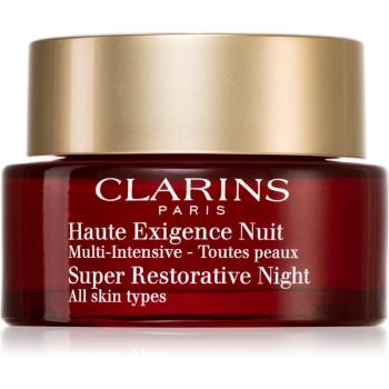 Clarins Super Restorative Night crema de noapte împotriva tuturor semnelor de imbatranire pentru toate tipurile de ten 50 ml