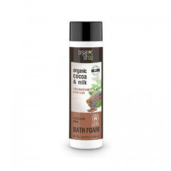 Organic Shop Spumă de baie nutritivă Lapte de ciocolată(Bath Foam) 500 ml