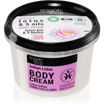 Organic Shop Organic Lotus & 5 Oils crema de corp 250 ml