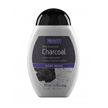 Beauty Formulas Gel de duș cu carbon activCharcoal(Body Wash) 250 ml