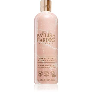 Baylis & Harding Elements Pink Blossom & Lotus Flower gel de duș de lux 500 ml