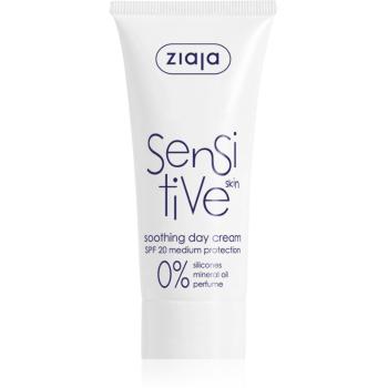 Ziaja Sensitive crema calmanta pentru piele uscata, actionand impotriva senzatiei de mancarime SPF 20  50 ml