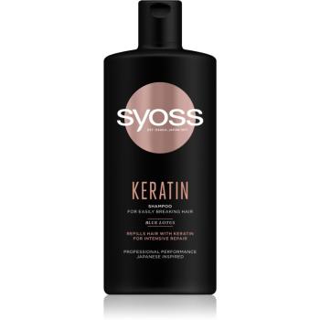Syoss Keratin șampon împotriva părului fragil 440 ml