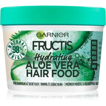 Garnier Fructis Aloe Vera Hair Food masca hidratanta pentru par normal spre uscat 390 ml