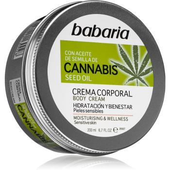 Babaria Cannabis cremă hidratantă pentru piele sensibila 200 ml