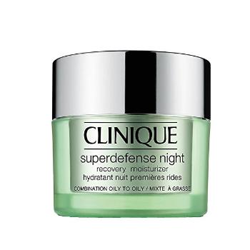 Clinique Cremă hidratantă de noapte pentru pielea mixtă chiar si grasă Superdefense (Night Recovery Moisturizer Combination To Oily Skin) 50 ml