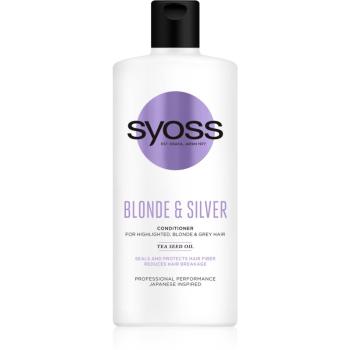 Syoss Blonde & Silver Balsam pentru părul blong și gri 440 ml