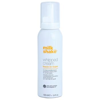 Milk Shake Whipped Cream spumă de protecție hrănitoare pentru toate tipurile de păr 100 ml
