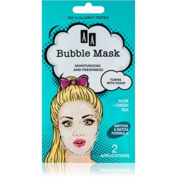 AA Cosmetics AA Bubble Mask masca revigorantă 2 x 4 ml