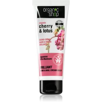 Organic Shop Organic Cherry & Lotus balsam fortifiant pentru maini si unghii 75 ml