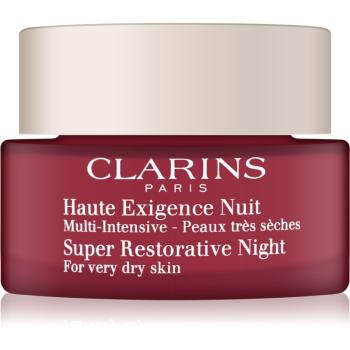 Clarins Super Restorative Night crema de noapte împotriva tuturor semnelor de imbatranire pentru piele foarte uscata 50 ml