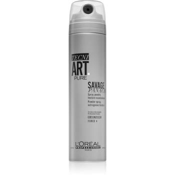 L’Oréal Professionnel Tecni.Art Savage Panache Pure pudră sub formă de spray pentru păr fără parfum 250 ml