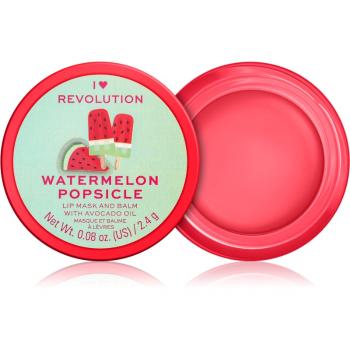 I Heart Revolution Lip Mask mască hidratantă pentru buze aroma Watermelon Popsicle