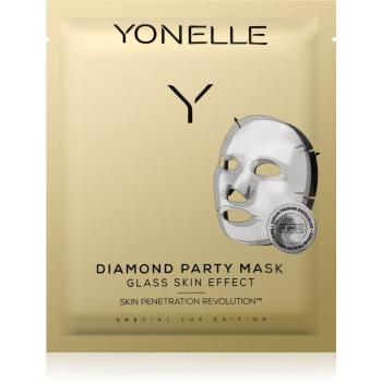 Yonelle Diamond Party Mask Masca hidratanta cu efect revitalizant sub forma de foaie 3 buc
