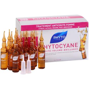 Phyto Phytocyane ser revitalizant impotriva caderii parului 12 buc