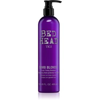 TIGI Bed Head Dumb Blonde sampon tonifiant cu violete pentru par blond 400 ml