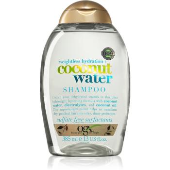 OGX Coconut Water sampon hidratant fara greutate pentru par uscat 385 ml