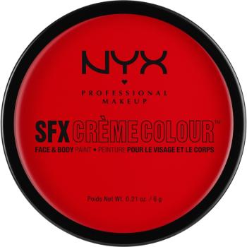 NYX Professional Makeup SFX Creme Colour™ make up pentru fata si corp culoare 01 Red 6 g