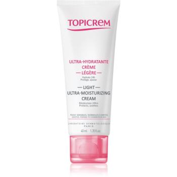 Topicrem UH FACE Light Ultra-Moisturizing Cream crema hidratanta usoara pentru piele sensibila normala-combinata 40 ml