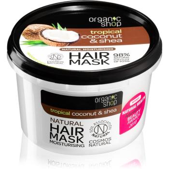 Organic Shop Natural Coconut & Shea crema intensiva de noapte cu efect de hidratare 250 ml
