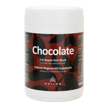 Kallos Chocolate masca pentru regenerare pentru păr uscat și deteriorat 1000 ml