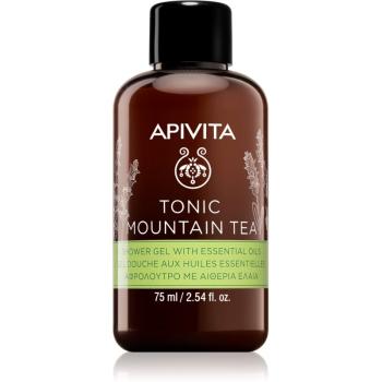 Apivita Tonic Mountain Tea gel de dus tonifiant 75 ml