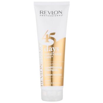 Revlon Professional Revlonissimo Color Care 2 în 1 șampon și balsam pentru păr blond mediu fără sulfat 275 ml