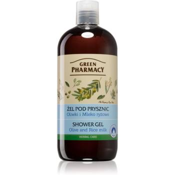 Green Pharmacy Body Care Olive & Rice Milk gel de duș 500 ml