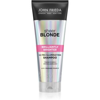 John Frieda Sheer Blonde Brilliantly Brighter sampon pentru protectia culorii parului blond stralucire de perla 250 ml